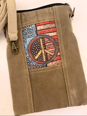 🇺🇸Vintage Addiction Canvas Bag ☮️